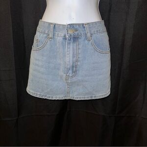 Blue jean Mini Skirt